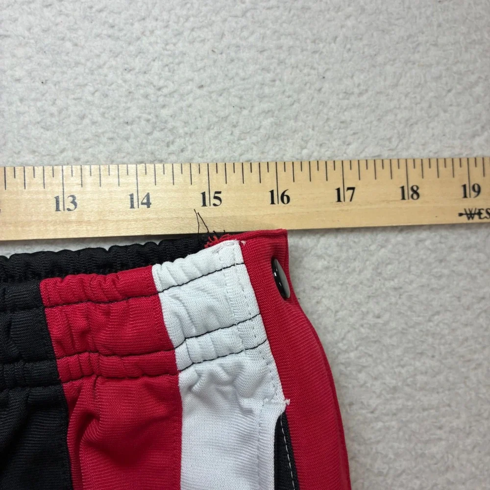 Vintage Atlanta Falcons Track Pant Men L Black Red Tearaway Breakaway Phenom NFL